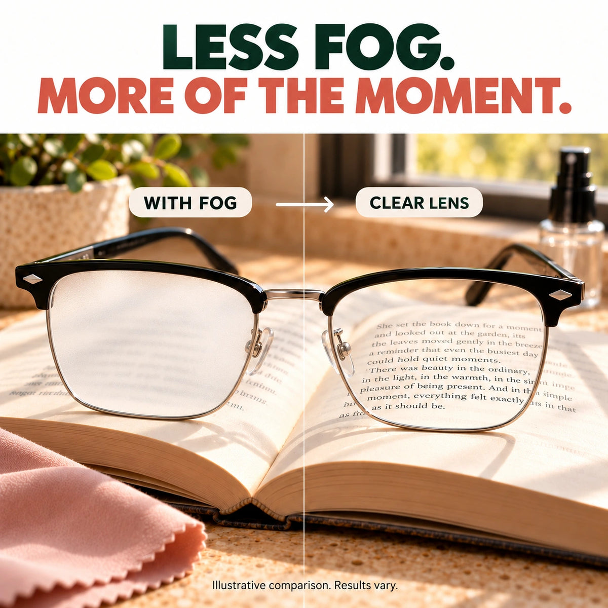 50% OFF IEY® Anti-Fog & Anti-Fingerprint Eyewear Care Kit – 6+ Hour Protection, 3-Piece Set