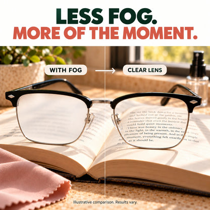 50% OFF IEY® Anti-Fog & Anti-Fingerprint Eyewear Care Kit – 6+ Hour Protection, 3-Piece Set