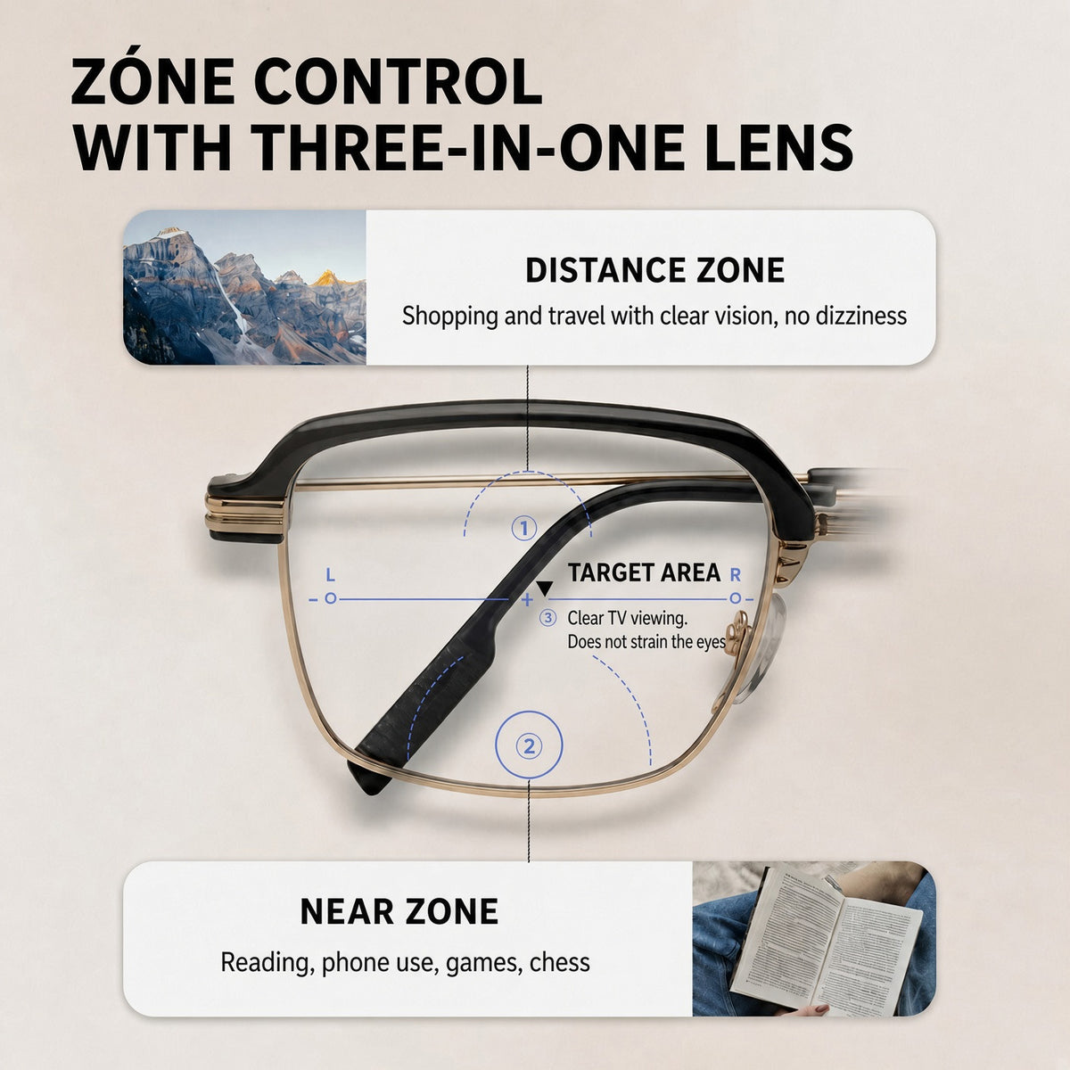🔥 Summer Sale Ends Today: 60% OFF 👓 Oneswear® ✨ Self-Adjusting HD Reading Glasses
