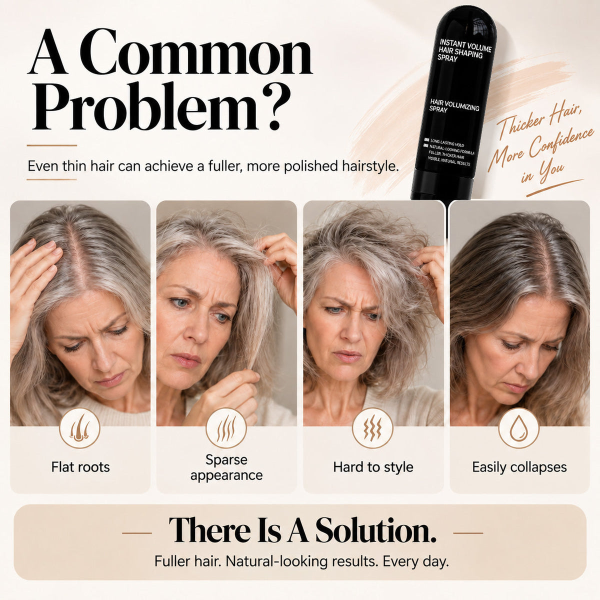 💃 Toclvo®  Peach-Scented Volumizing & Hair Styling Spray