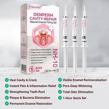 🇺🇸 Official Store | ✨ Trilumia® DenPerm🦷 Cavity-Repair Natural Enamel Filling Gel