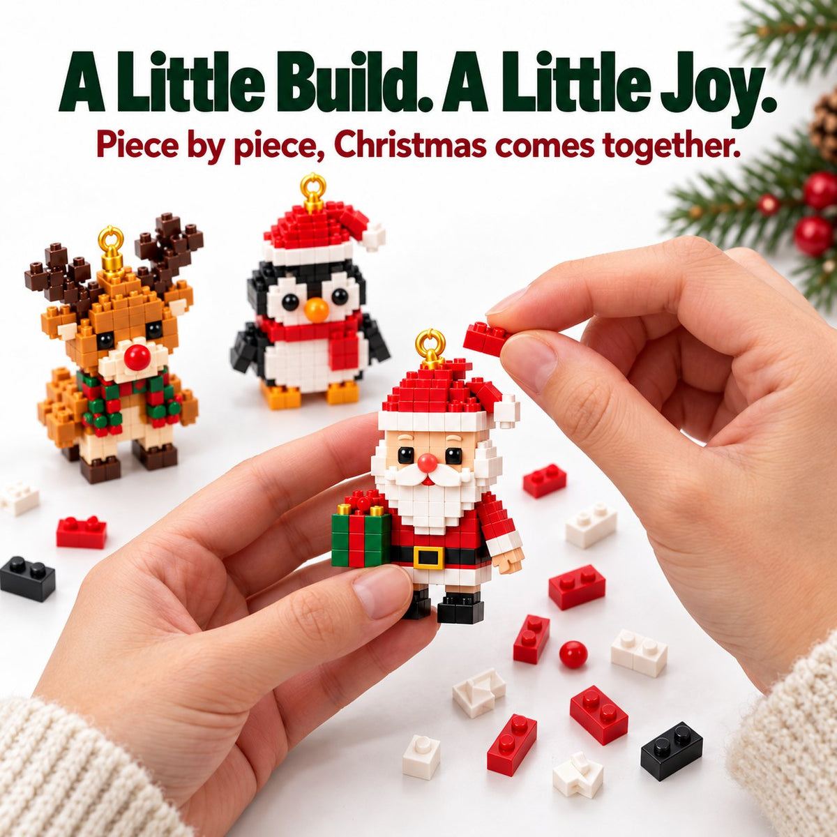 LAST DAY 70% OFF ✨ SVOZK® Christmas Countdown Brick Building Advent Calendar For Families