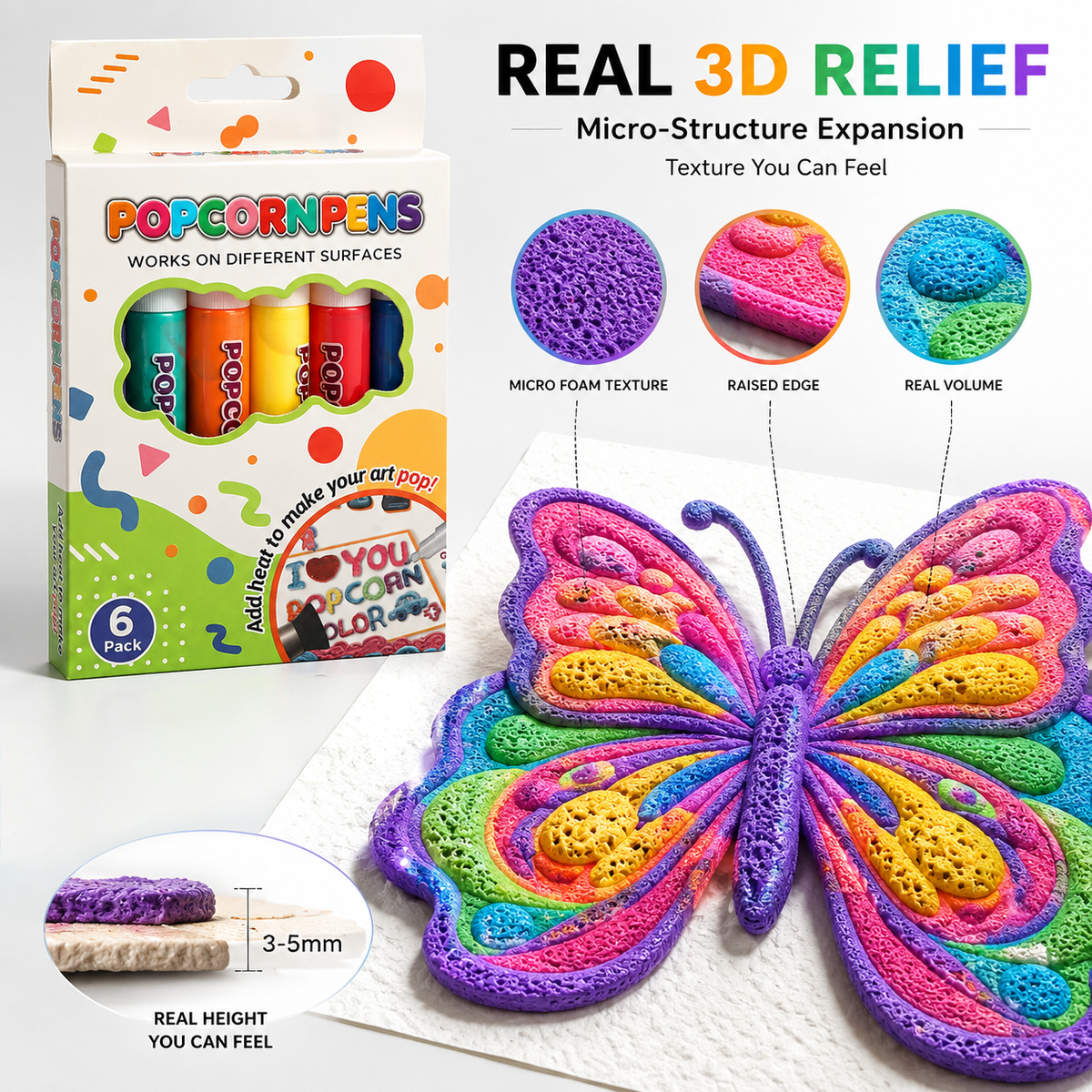Save 70% by ordering today丨IEY® 3D Relief Art Pen – Turn Flat Drawings Into Touchable 3D Art🪄