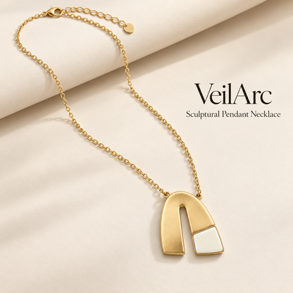 Fog Arc Asymmetrical Necklace