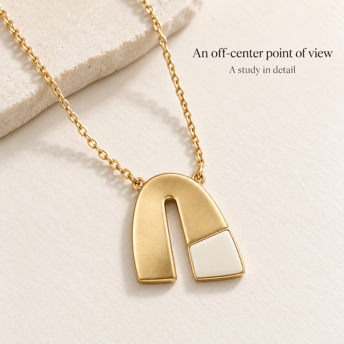 Fog Arc Asymmetrical Necklace