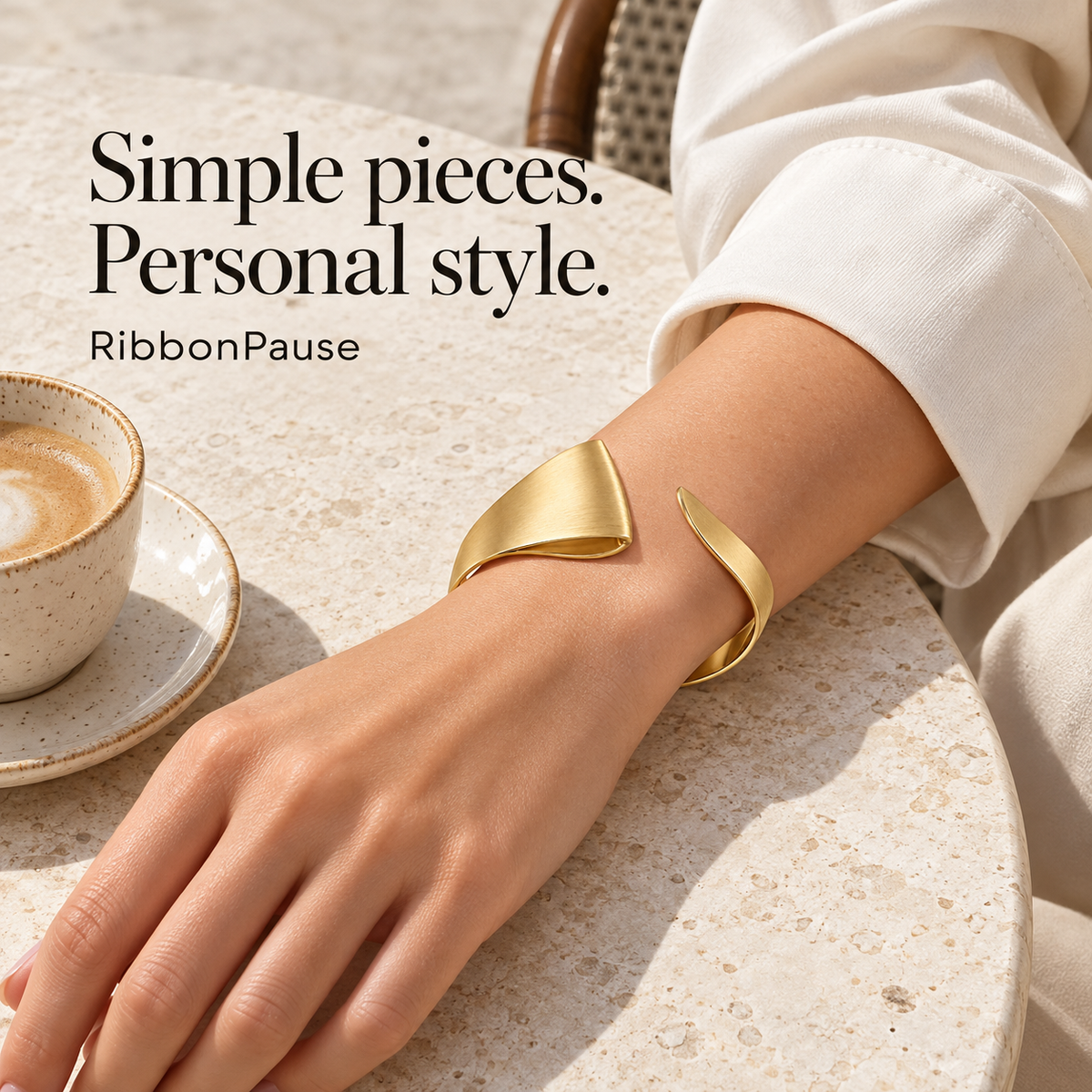 "Pause" bracelet