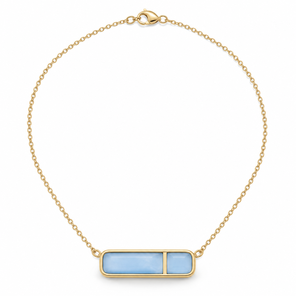 Mist Blue Interval Necklace
