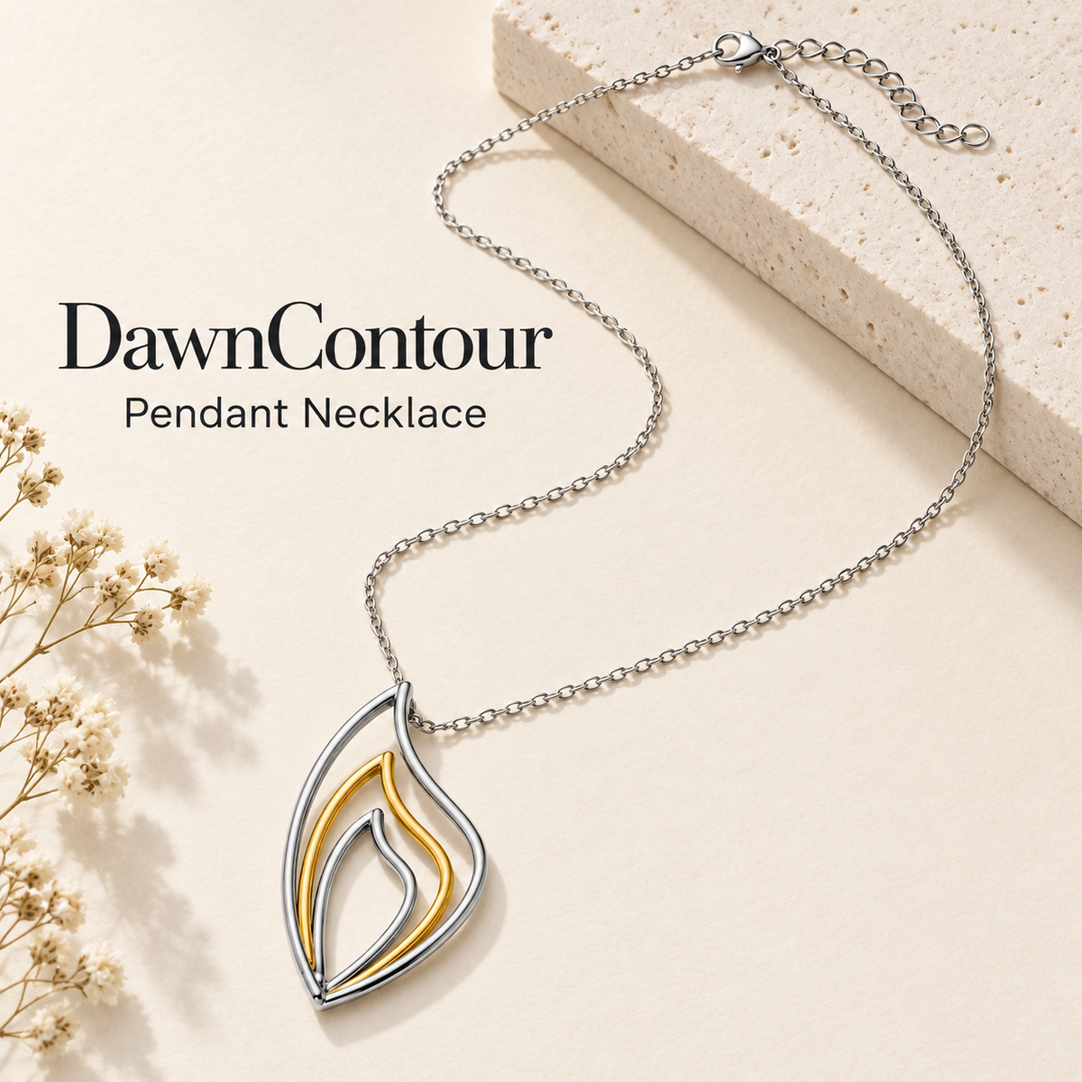 Morning Light Contour Necklace
