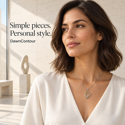 Morning Light Contour Necklace