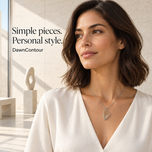 Morning Light Contour Necklace