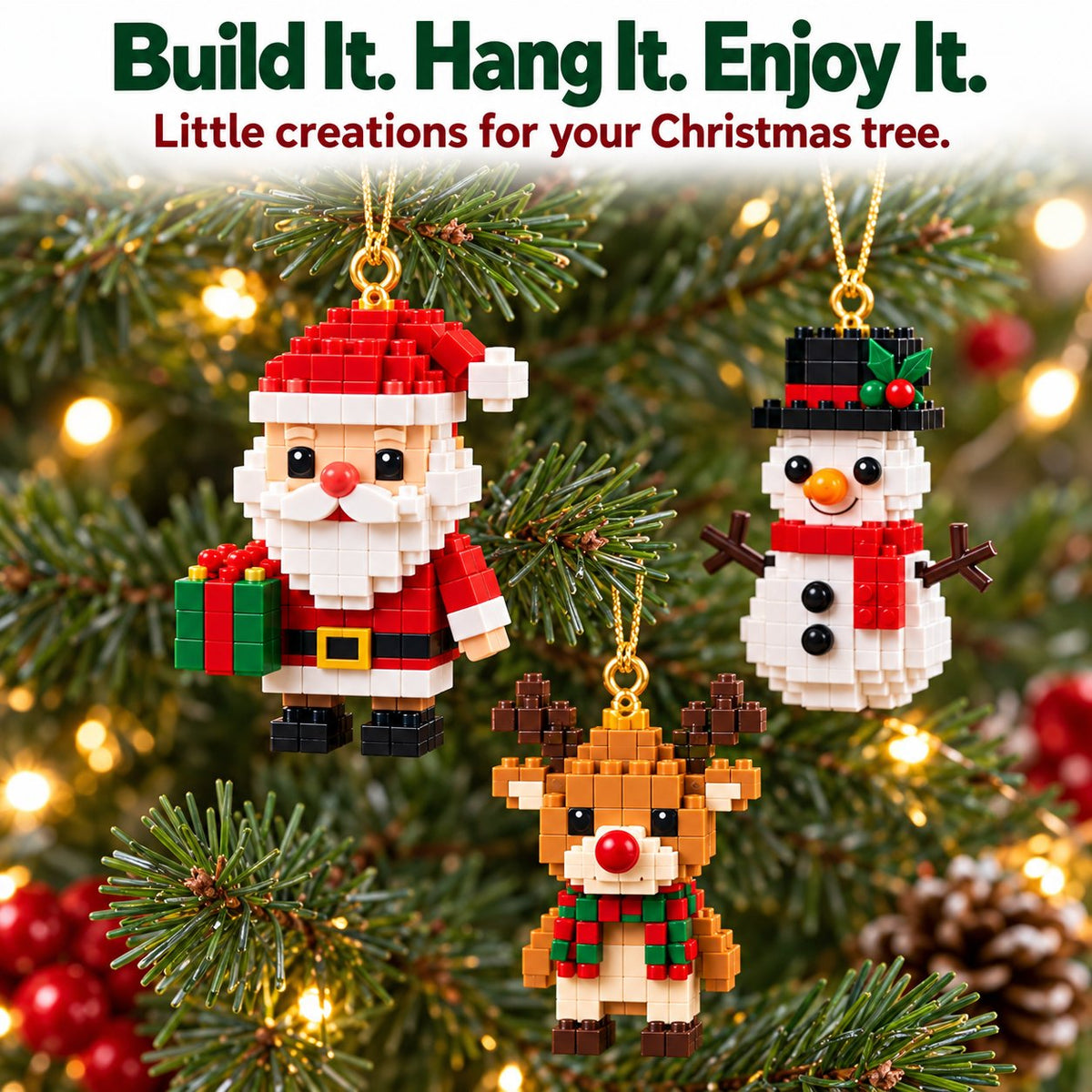 LAST DAY 70% OFF ✨ SVOZK® Christmas Countdown Brick Building Advent Calendar For Families