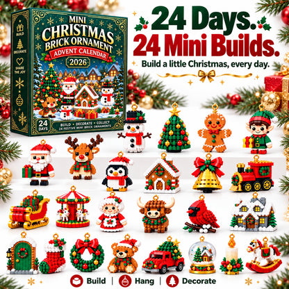 LAST DAY 70% OFF ✨ SVOZK® Christmas Countdown Brick Building Advent Calendar For Families