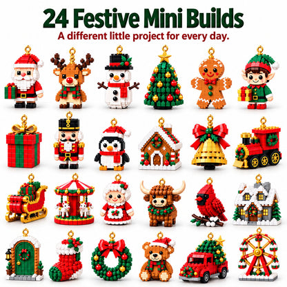 LAST DAY 70% OFF ✨ SVOZK® Christmas Countdown Brick Building Advent Calendar For Families